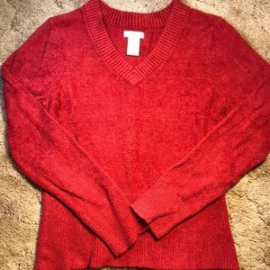 Worthington Red Sweater Size Petite Medium